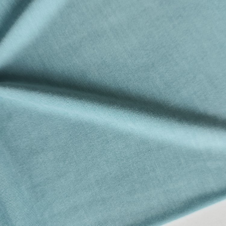 Organic 100% Apocynum venetum jersey Fabric for Clothing Wholesale Good Quality Shirt Plain Apparel Color Feature Weight
