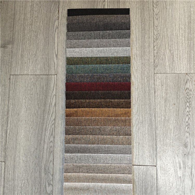 Professional Supply reversible Pattern Sofa Fabric Striped Upholstery Linen Fabric