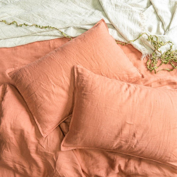 Factory Direct Sell French Linen Bed Sheet Twin Size King Size Fitted Sheet Stone Wash Flax Linen Duvet Cover Closure