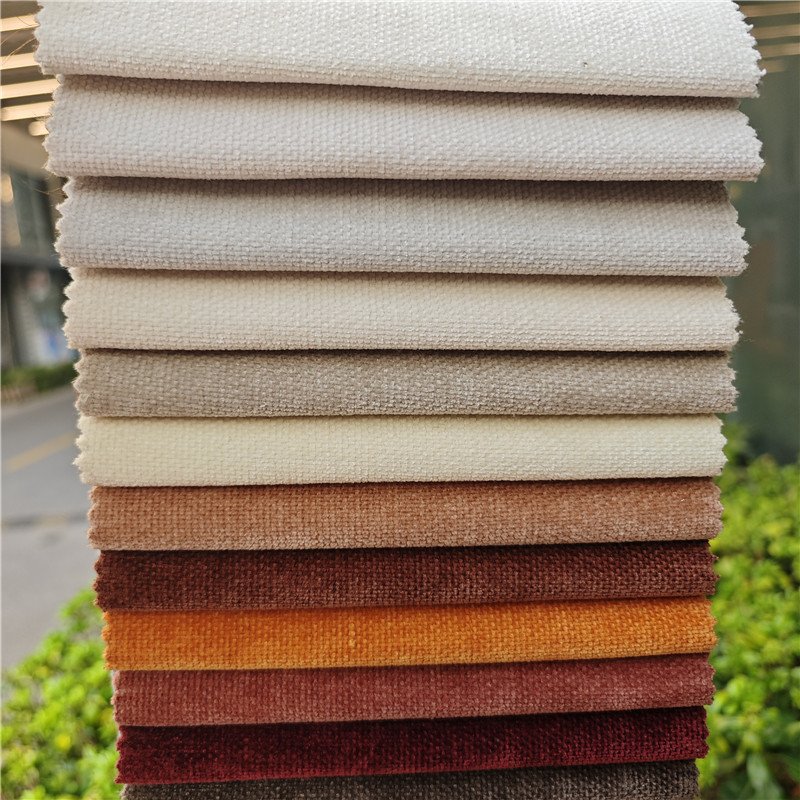 Beautiful Appearance Linen sofa fabric Soft fabric Luxury fabric