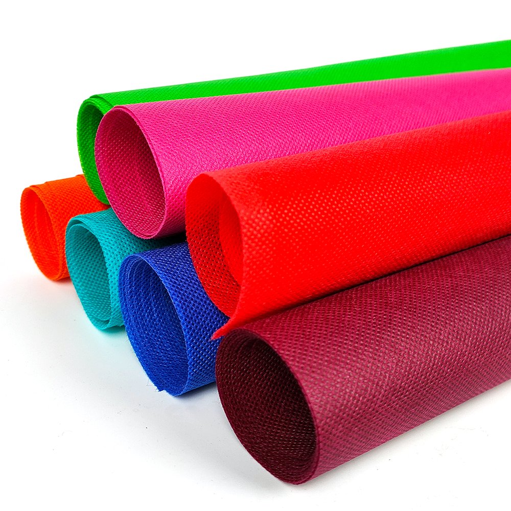 Raw material nonwoven spun bond blue spunbonded non woven breathable waterproof fabric