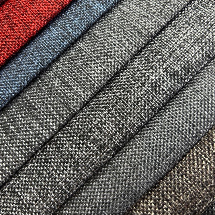 RE13 Hometextile Polyester Linen Fabric Upholstery Linen African Fabric Linen Look Sofa Fabric