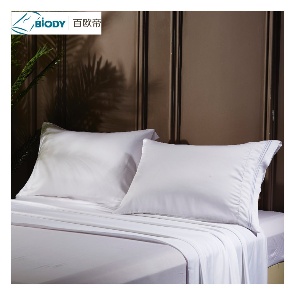 2024 High-quality Breathable cooling Bamboo Bed Sheets Sheet Set 100% Bamboo linen bedding