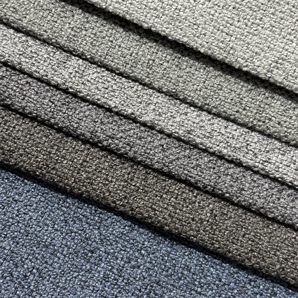recycled Woven Texture Hometextile Wholesale Boucle Sofa Fabric Vega 0206
