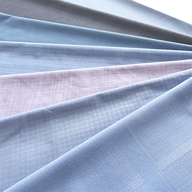 Eco-friendly Woven Anti-UV Solid Plain Bamboo Polyester Spandex Fabric