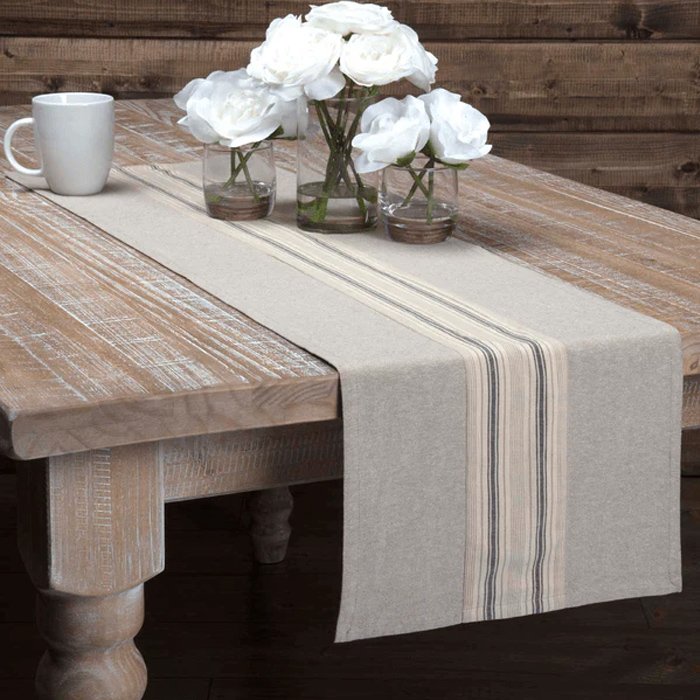 2023 Hot Custom Sublimation Digital Printed Cotton Linen Pattern Tablecloth Table Runner With Lace For Wedding Decoration