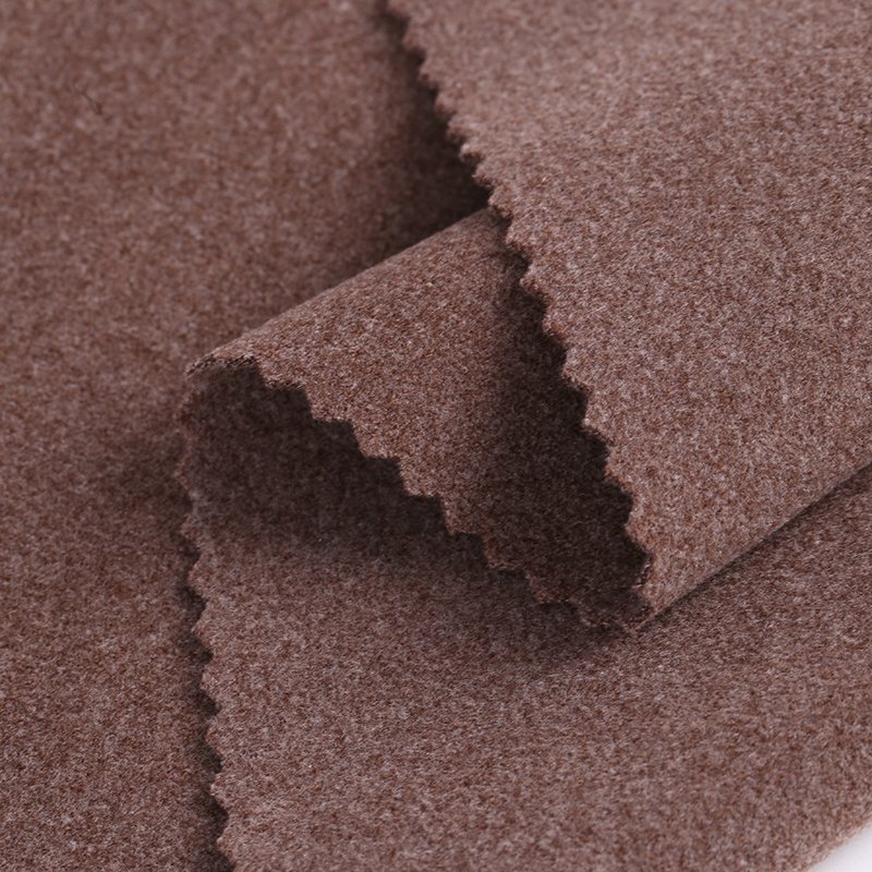 De Velvet Knitting Fabric for Keeping Warm Lounge Wear Factory Dralon De Rong Good Stretch Body Heat Spun Polyester Plaid 280gsm