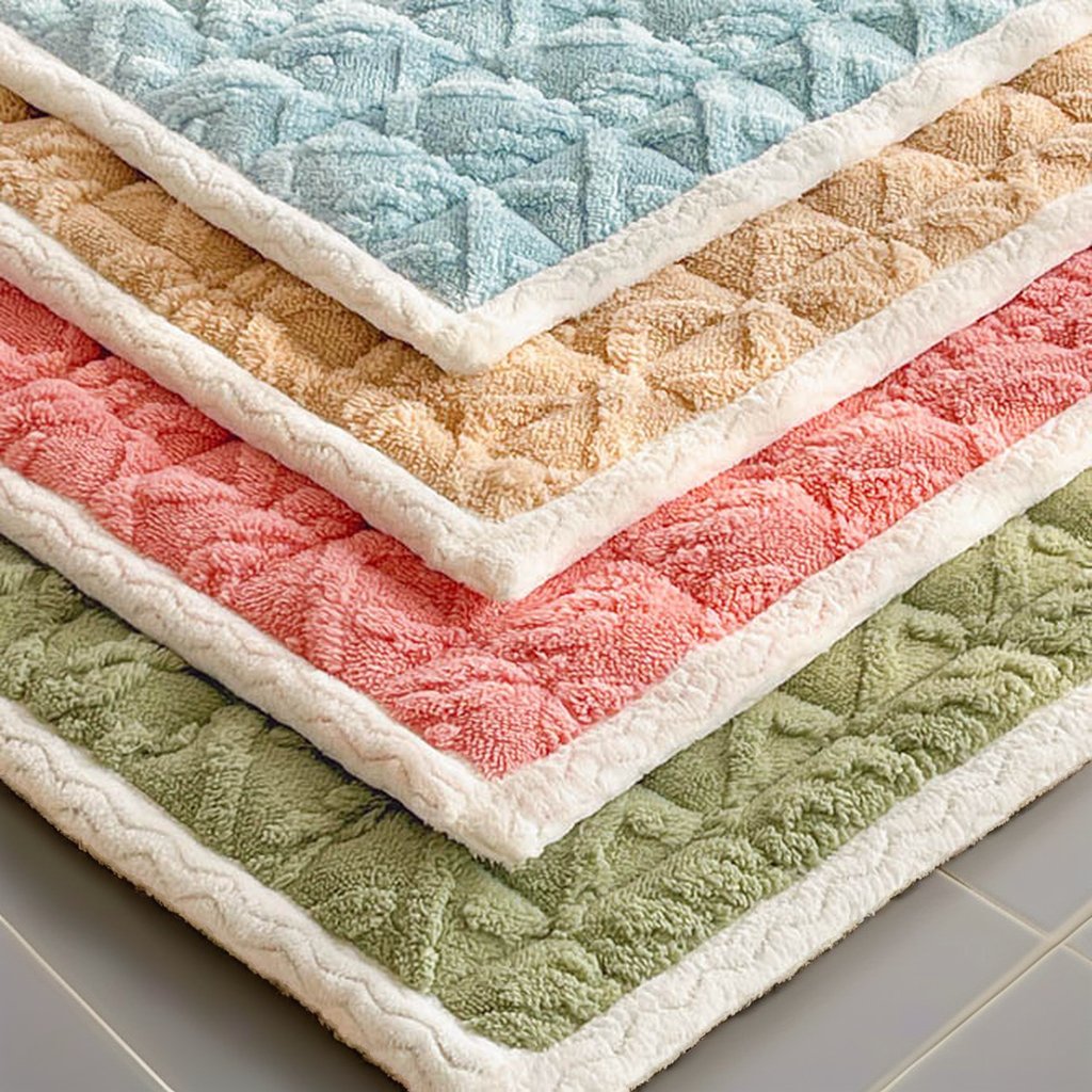 Quality Taffeta Bed Protector Non-Slip Home Mattress Spread Set of 3 Modern Style