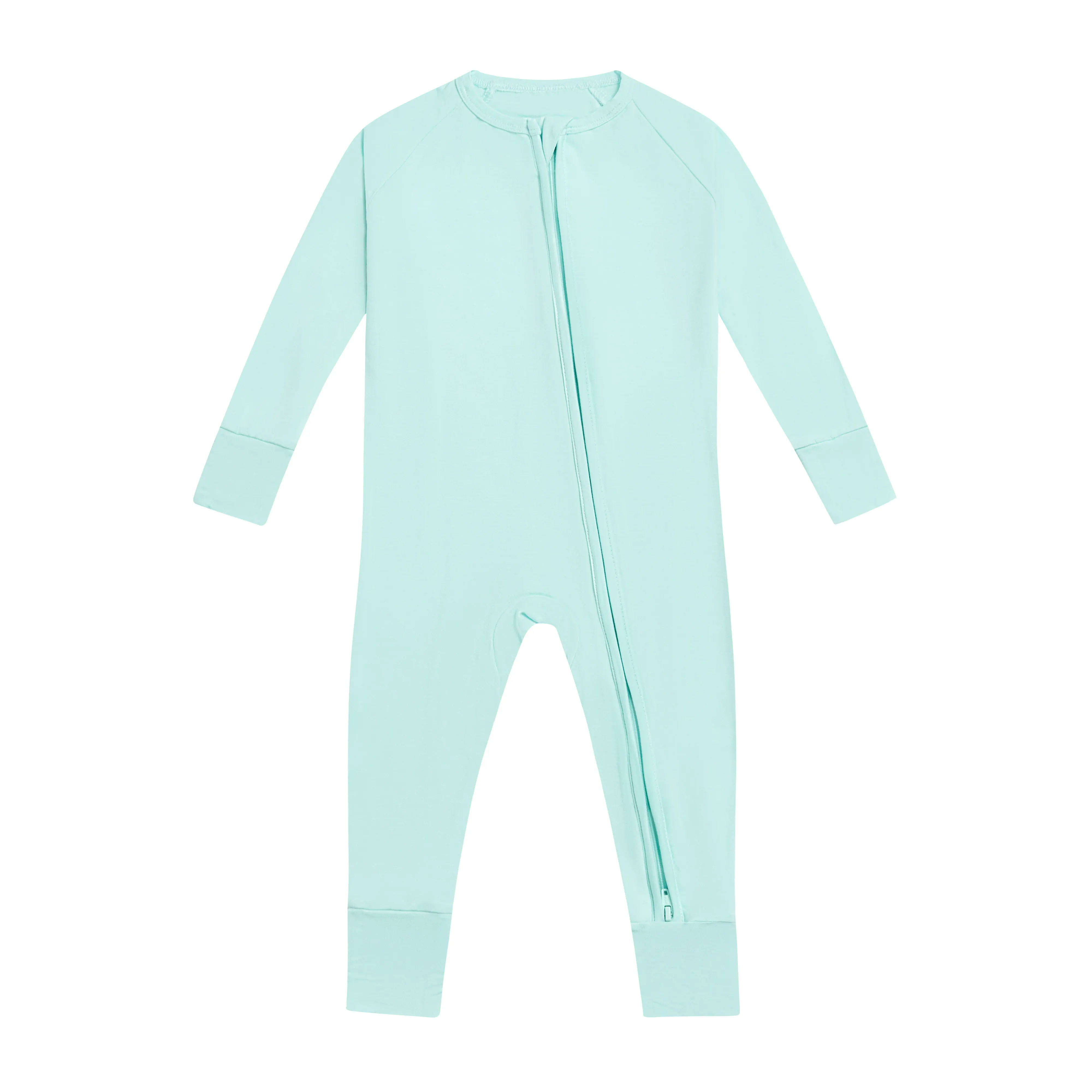 Wholesale Bamboo Fabric Newborn Infant Rompers Clothes Onesie Zipper Baby Bamboo Pajamas Toddler Sleeper Bamboo toddler pajamas