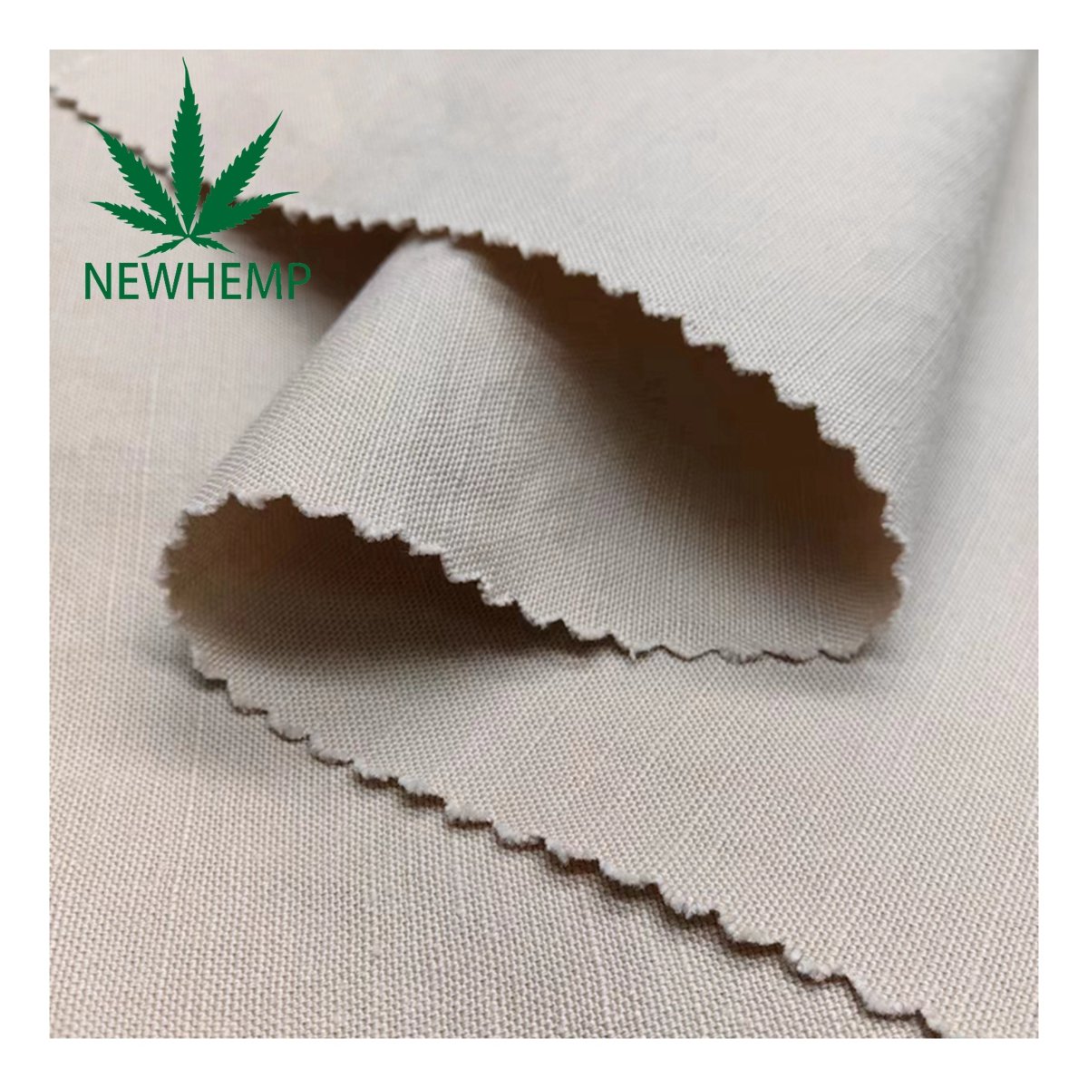 21030 --Wholesale Sustainable Eco Friendly Certificated 30%hemp 70%organic cotton Blended Woven Plain Fabric