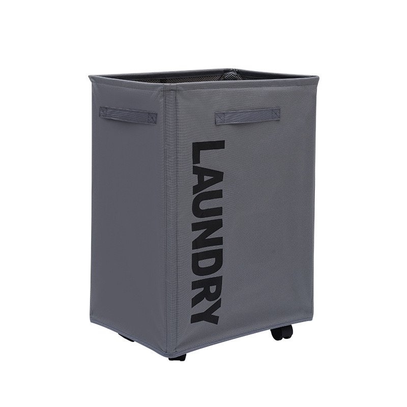 Slim Laundry BasketWithStandFoldable Waterproof Sorter AndOrganizerOn Wheels Tall Thin DirtyLaundryHamper Basket