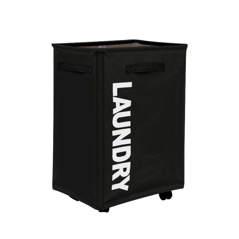 Slim Laundry BasketWithStandFoldable Waterproof Sorter AndOrganizerOn Wheels Tall Thin DirtyLaundryHamper Basket