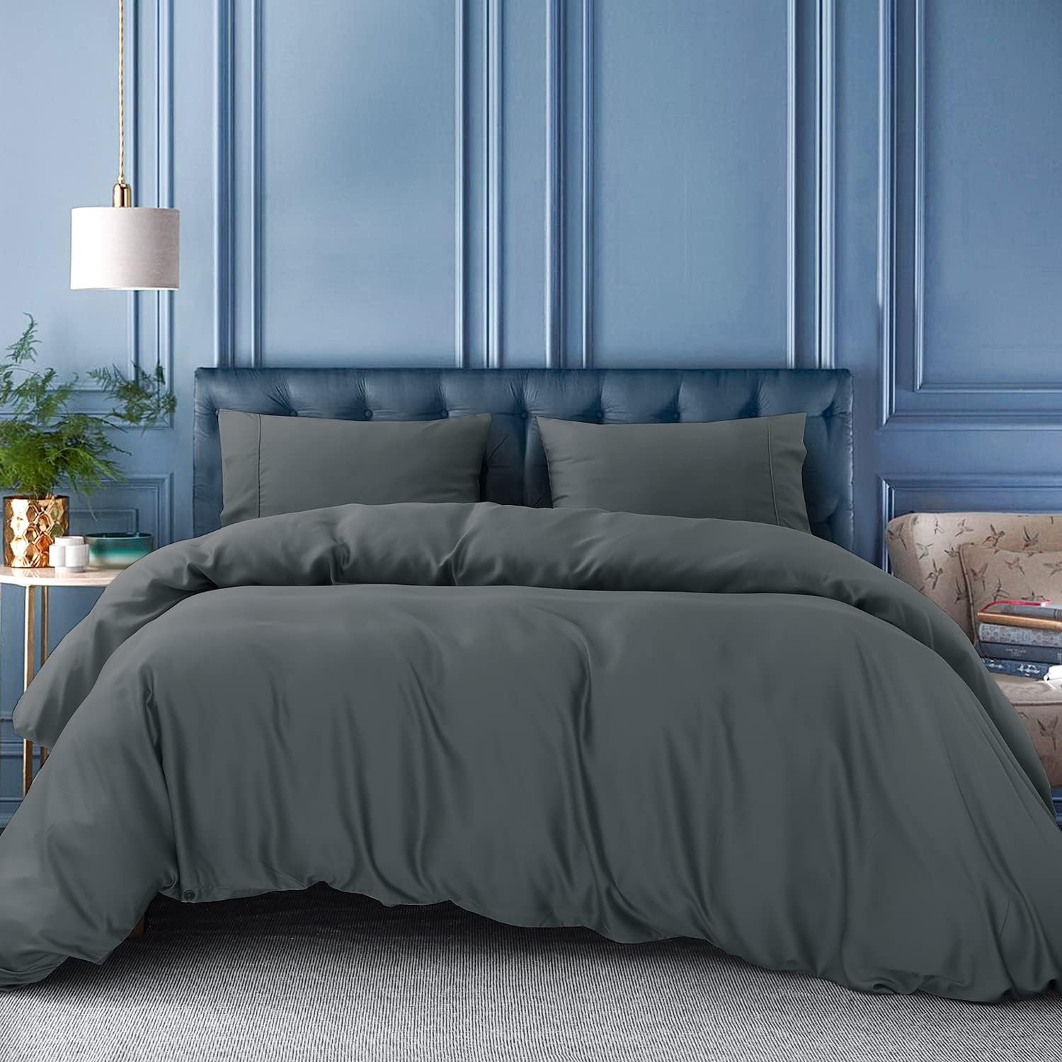 Wholesale 100% bamboo bedsheets bedding set rayon viscose soft Cooling Mattress Sheet set Custom logo Home bamboo Bedding set