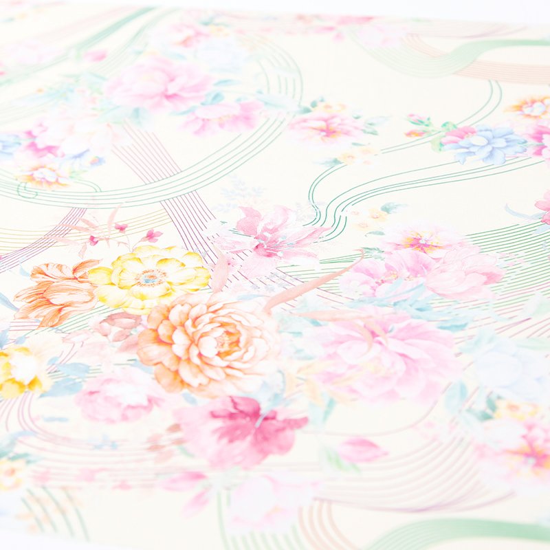 Chinese factory Italian design 14*14 linen eco-friendly ink jet printing for bedding sets
