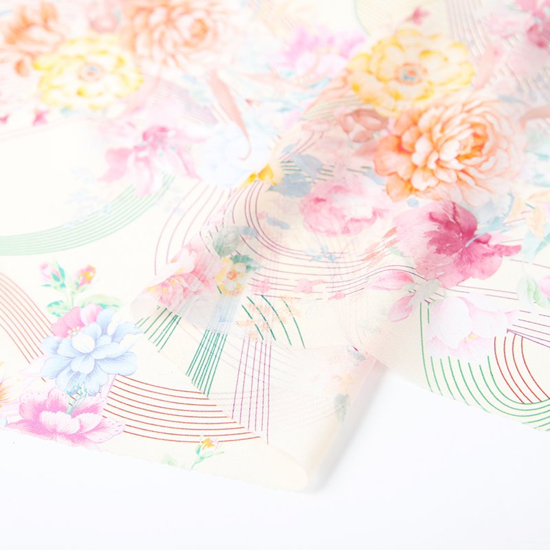 Chinese factory Italian design 14*14 linen eco-friendly ink jet printing for bedding sets