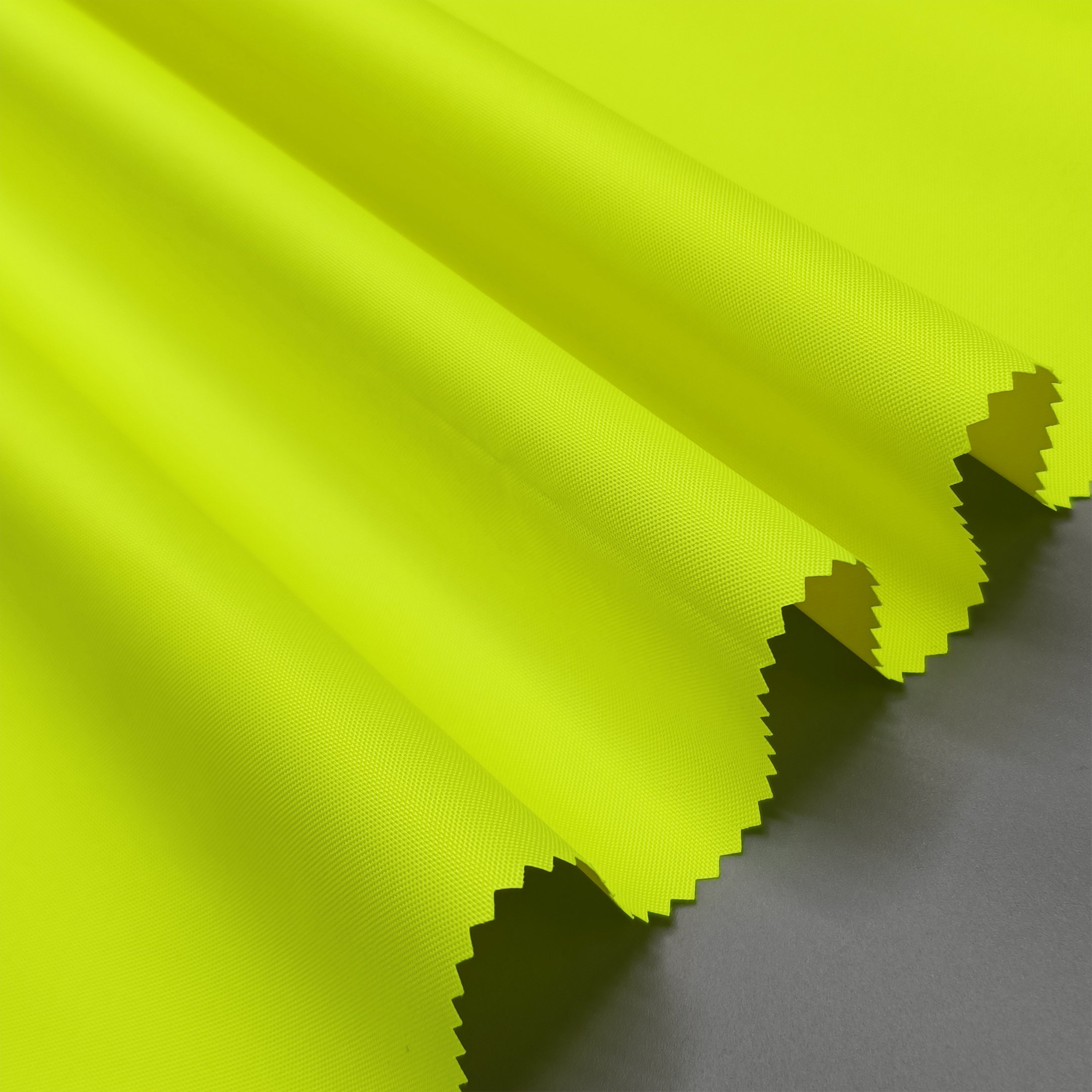 150D Hi vis EN 20471 oxford fabric polyester fabric witH white pu coating for jackets