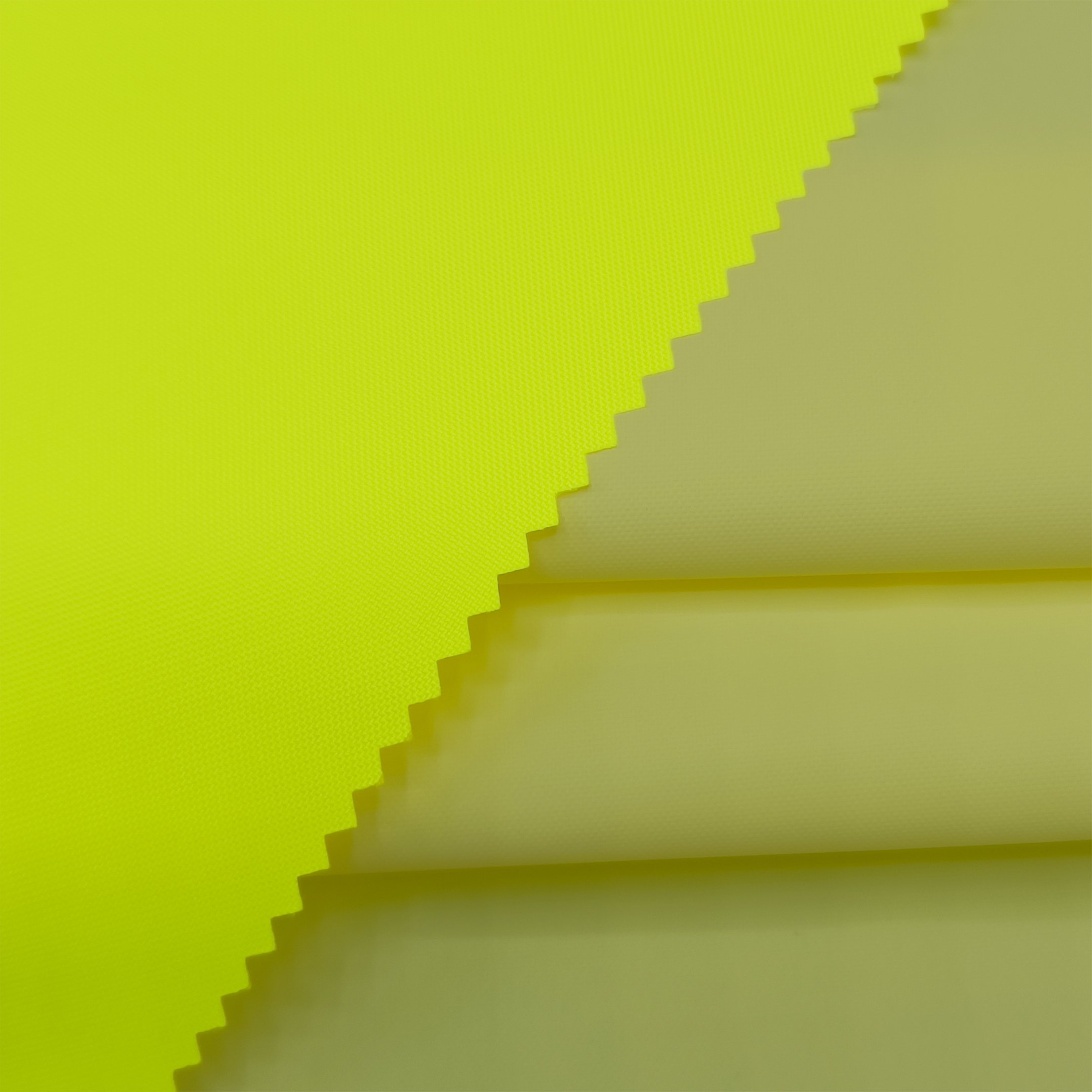 150D Hi vis EN 20471 oxford fabric polyester fabric witH white pu coating for jackets