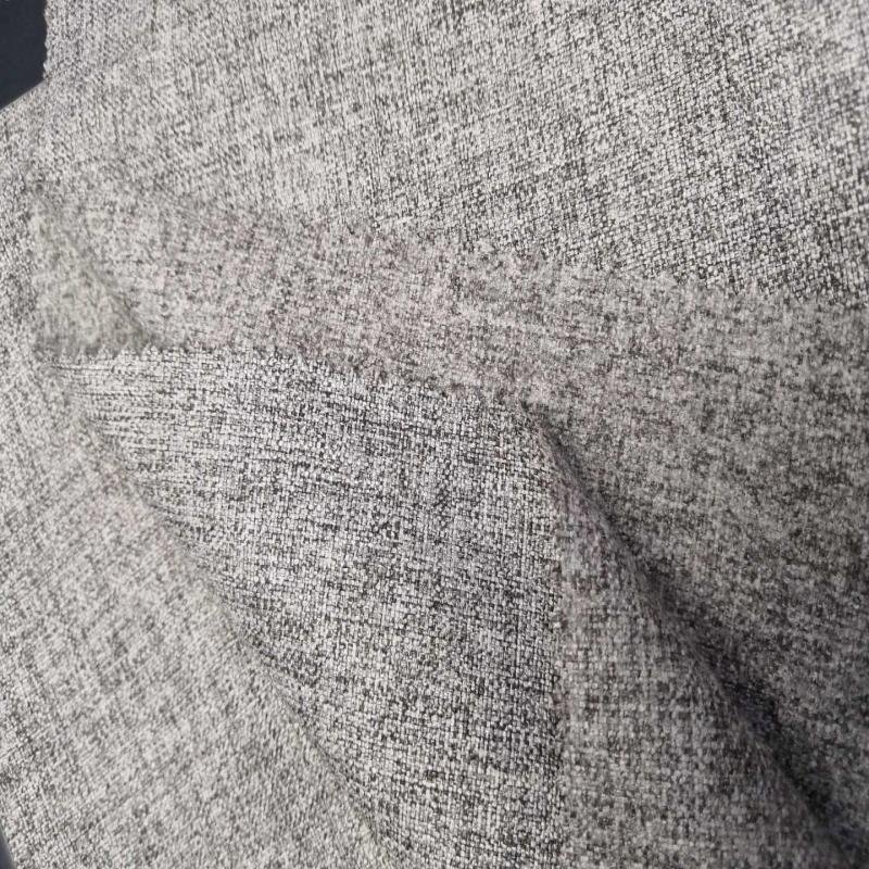 Wholesale high quality 100% linen flax fiber linen fabric for sofa pillow car seat cover flax linen velvet fabric