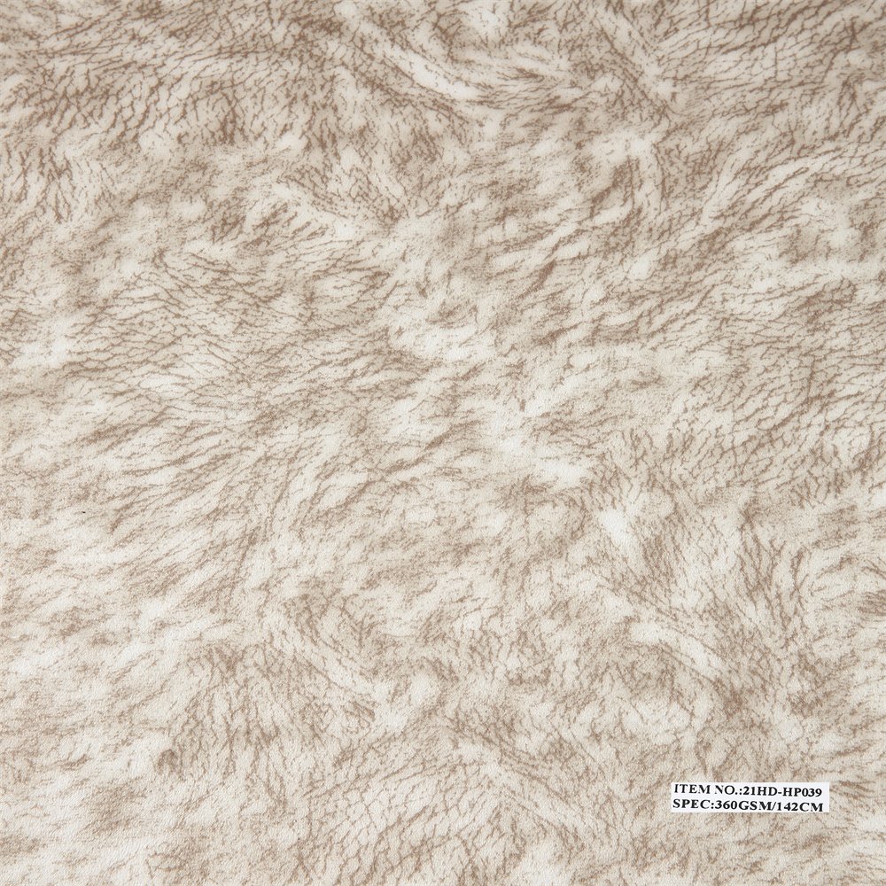Free Sample 100% Polyester Waterproof Upholstery 75D 28E Home Decor Printed Holland Veet Sofa Fabric for Home Textiles