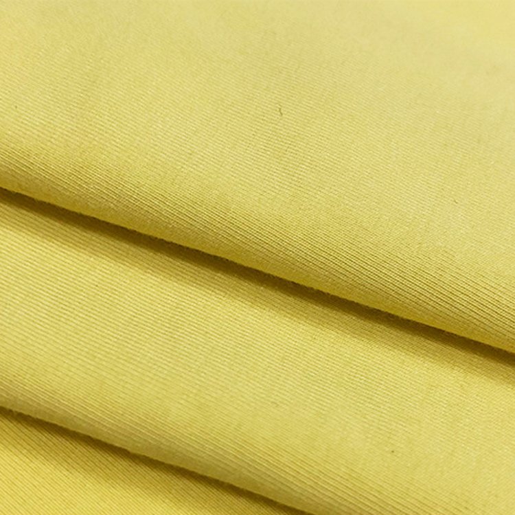 Thick knitted 95% bamboo 5% spandex fabric for clothing