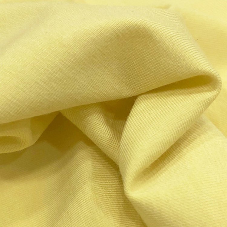 Thick knitted 95% bamboo 5% spandex fabric for clothing