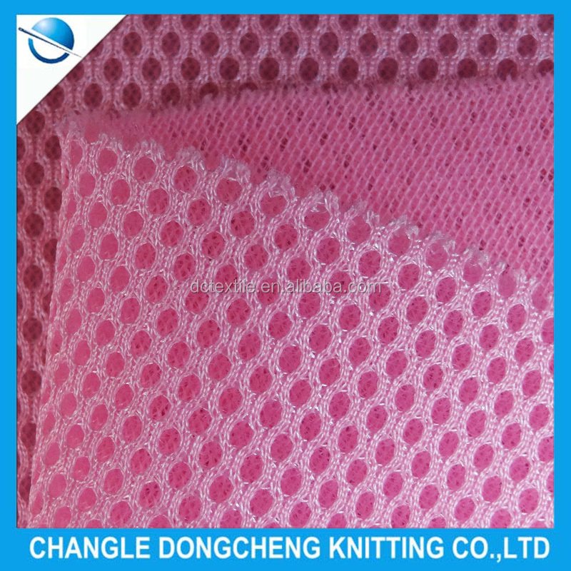 100 polyester sandwich mesh fabric for sofa and car seat