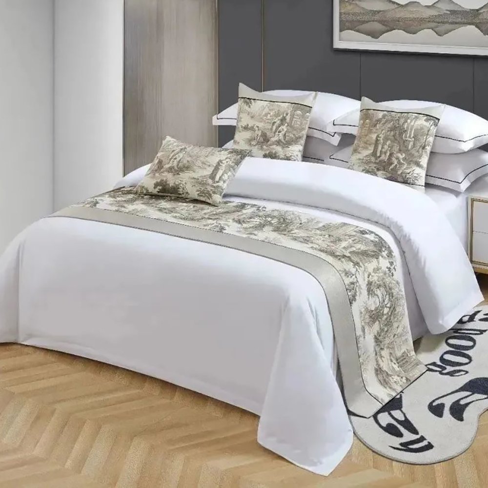 Luxury Hotel Bed Linen Cotton Percale Fabric 1000tc Egyptian Cotton Sheets bedding sets