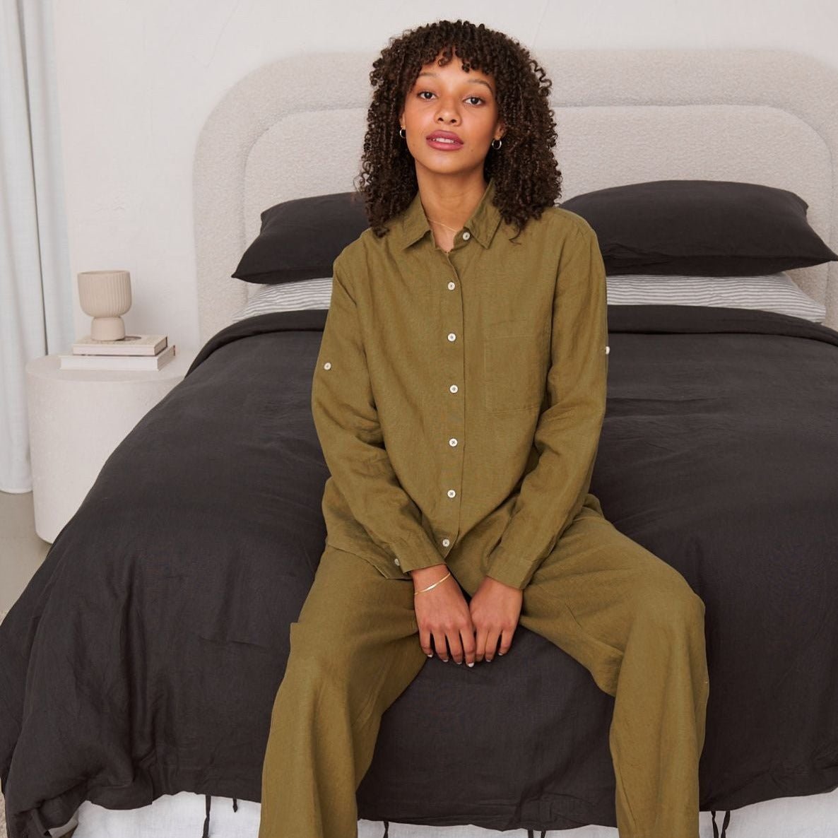 Fine Enzyme Washed Hemp Linen Fabric Pants 100% Linen Woven Textile Reliable Shirts Dresses Sofas Beddings