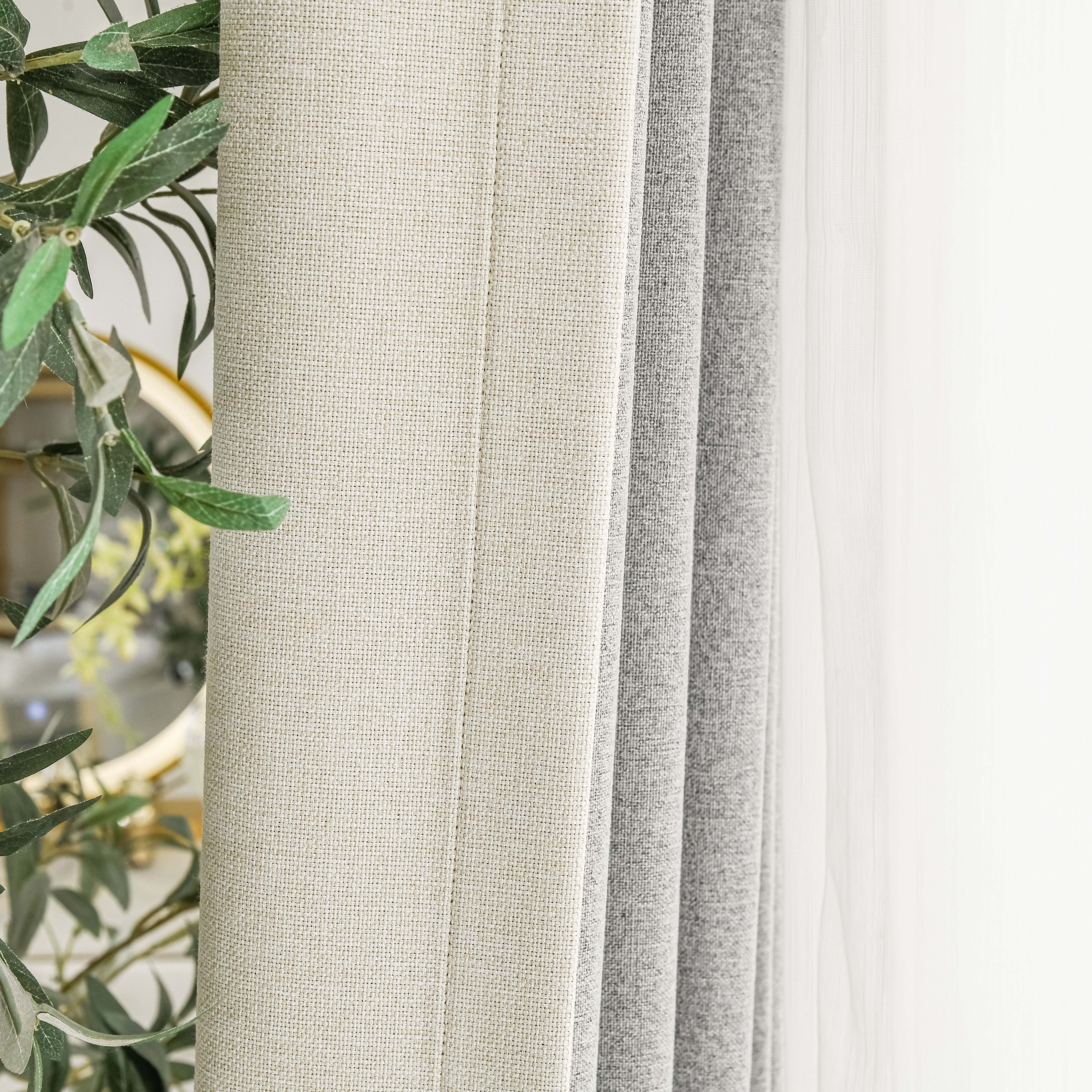 Wholesale 100% Polyester Heavyweight TPU Laminated Full Blackout Curtain Fabric Printed Plain Living Room Knitted Woven