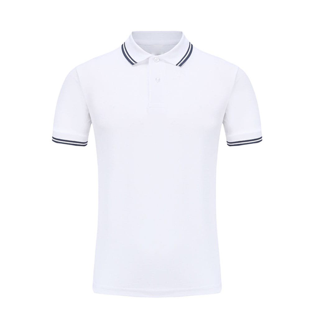 Men's High Quality 100% Cotton Breathable Polo T-Shirt Slim Fit Design with Short Sleeve Knitted Fabric Casual Polo Collar Shirt