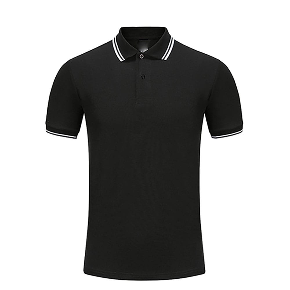 Men's High Quality 100% Cotton Breathable Polo T-Shirt Slim Fit Design with Short Sleeve Knitted Fabric Casual Polo Collar Shirt