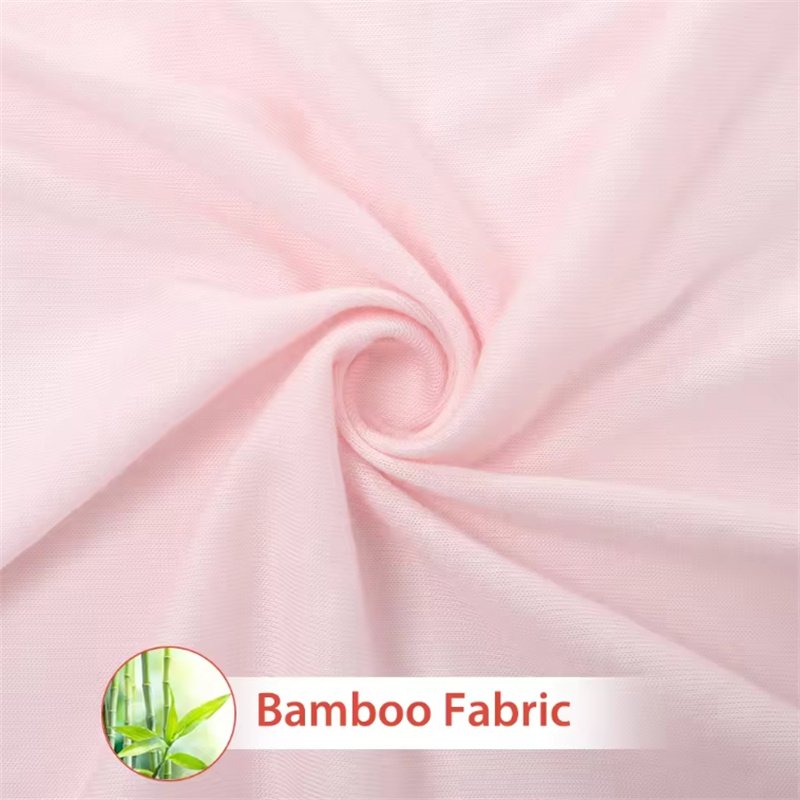 Custom Soft Breathable Organic Muslin Bamboo bamboo Fabric Cover Set Bedding Set