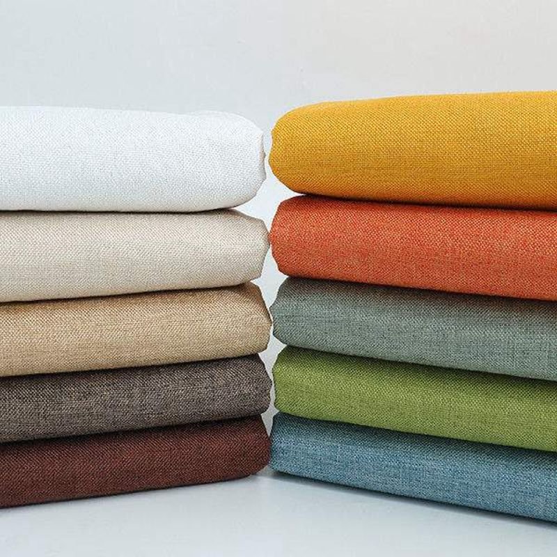 High quality stock lot custom color woven cotton stonewashed linen natural 100 linen fabric manufacturer for clothing shirt