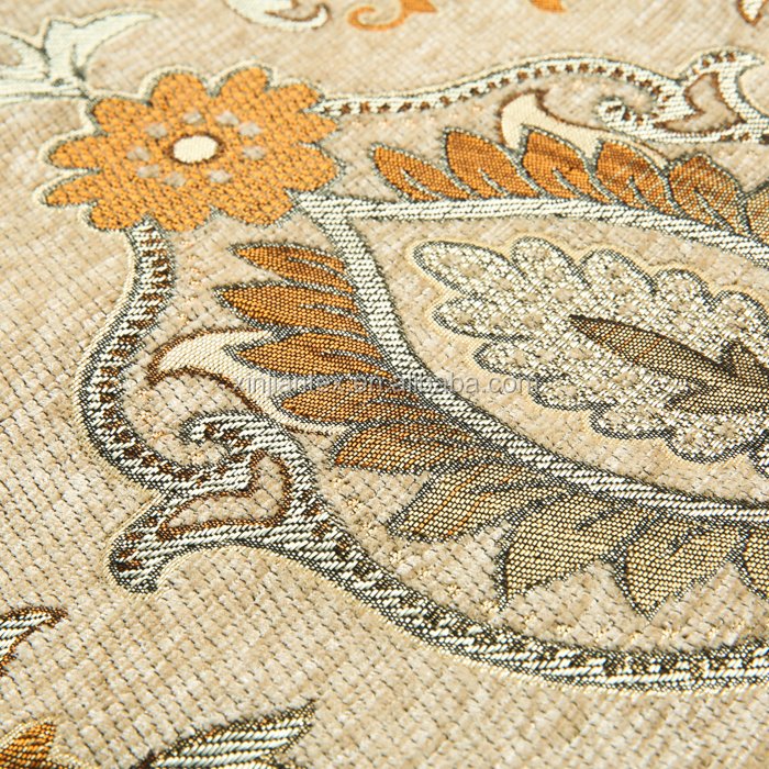 Eco-friendly 100 polyester material chenille upholstery fabric