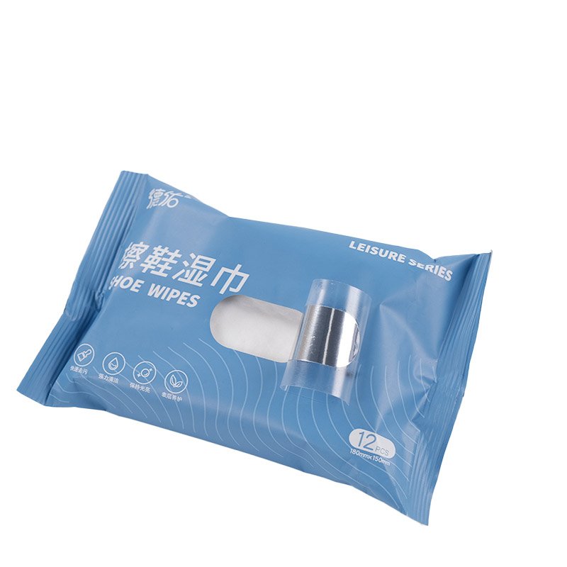 Clean Shoe Sneaker 4x4 Cleaning Flush Wet Wipe Raw in Bulk Manufactured Tissue Guangdong Turkish