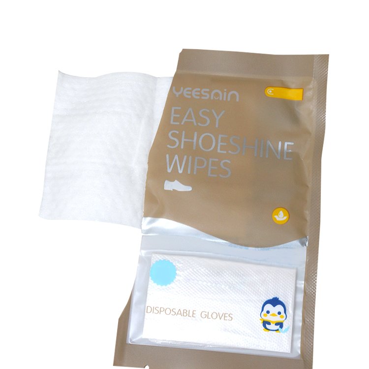 Clean Shoe Sneaker 4x4 Cleaning Flush Wet Wipe Raw in Bulk Manufactured Tissue Guangdong Turkish