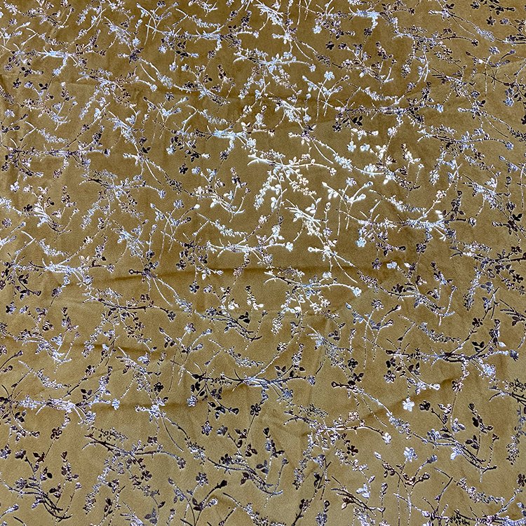 Factory Provides Best Quality 100% Polyester gold polyester printed metallic blackout jacquard curtain fabric