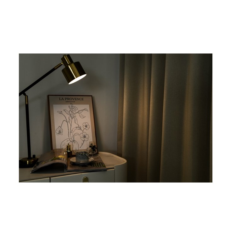 Nice Rating Product 100% Blackout Sunlight Blocker Curtains In The Bed Room With Cotton Linen Fabric Textile