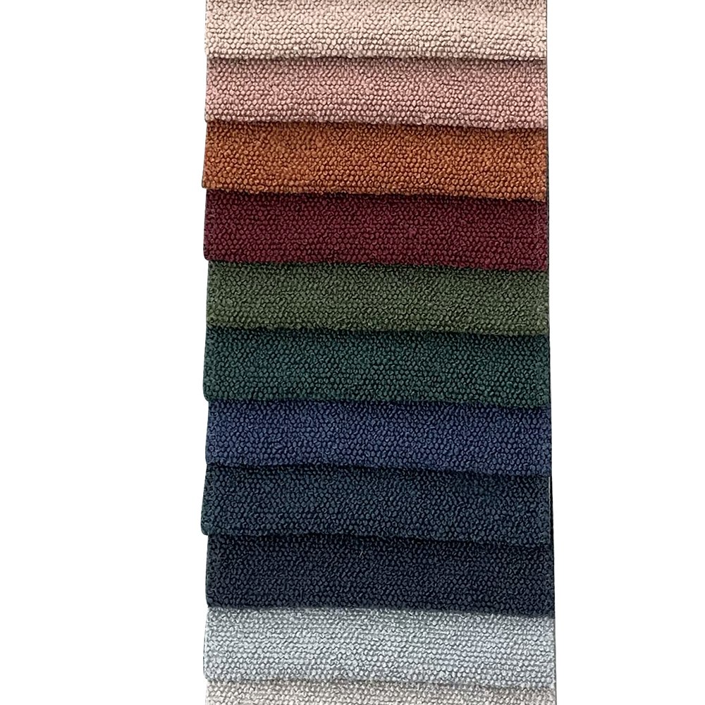 factory sale newest item loop looking fabric popular style lazy sofa bean sofa plain dyed fabric sofa cushion cover fabric