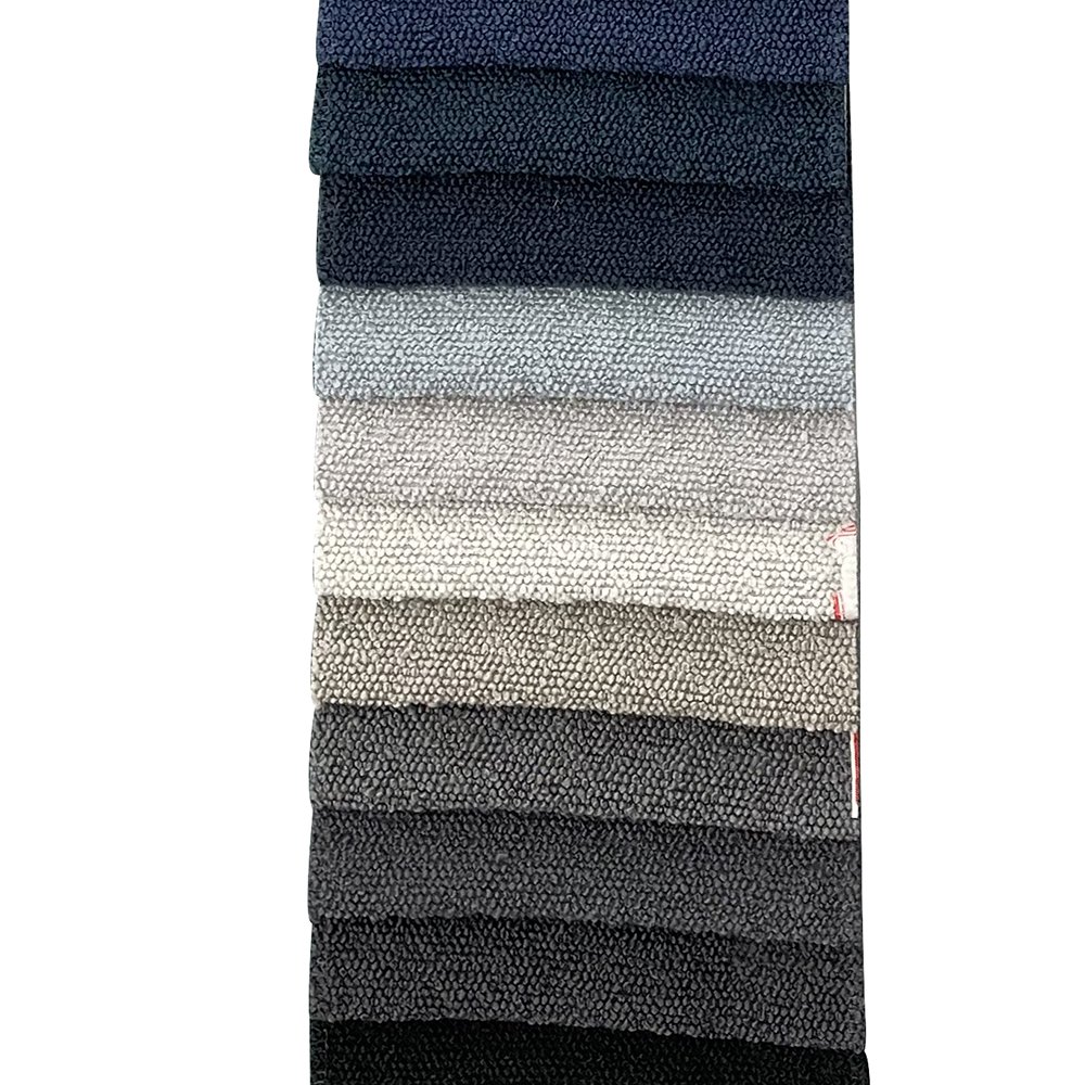 factory sale newest item loop looking fabric popular style lazy sofa bean sofa plain dyed fabric sofa cushion cover fabric