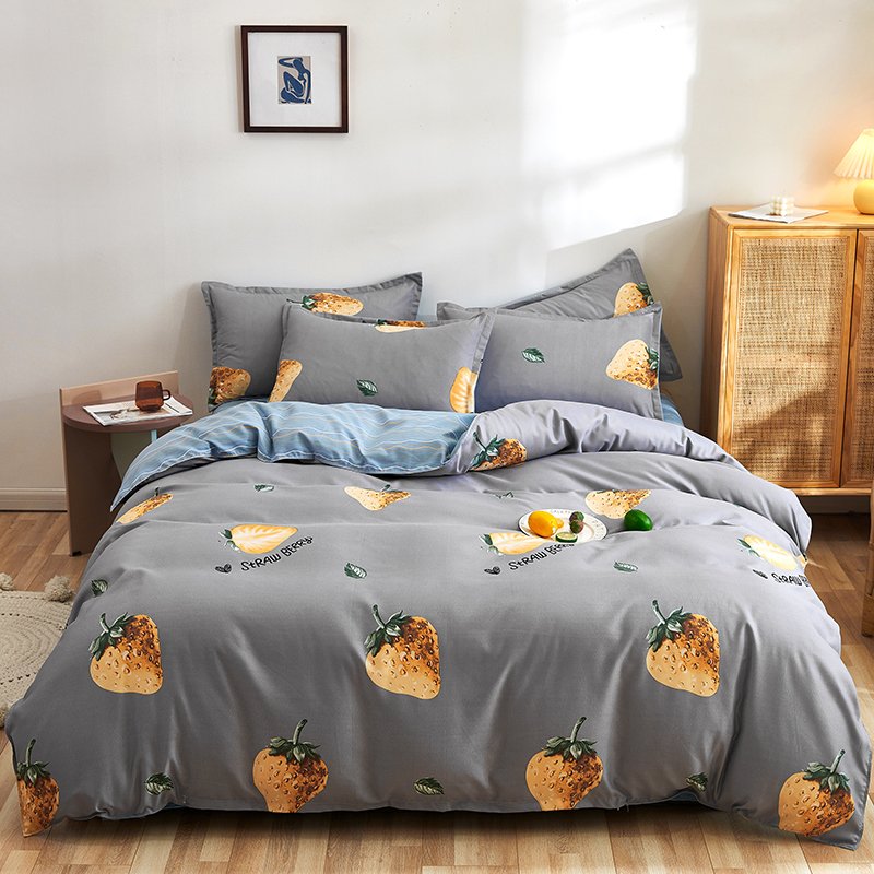 Bedsheets Polyester Microfiber Feeling Bedding Set Luxury Bed Sheets Sets