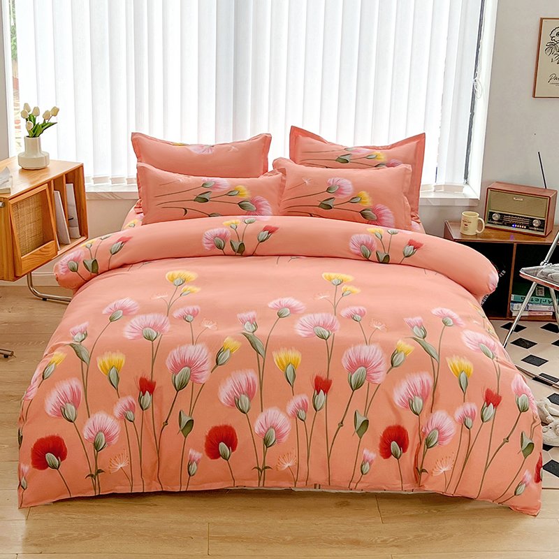 Bedsheets Polyester Microfiber Feeling Bedding Set Luxury Bed Sheets Sets