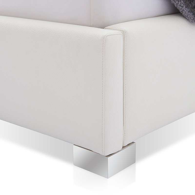 Modern Luxury Bed Bedroom Furniture Home Hotel Apartment Italian Design King Queen Size Soft Comfortable Fabric Cotton Linen Bed