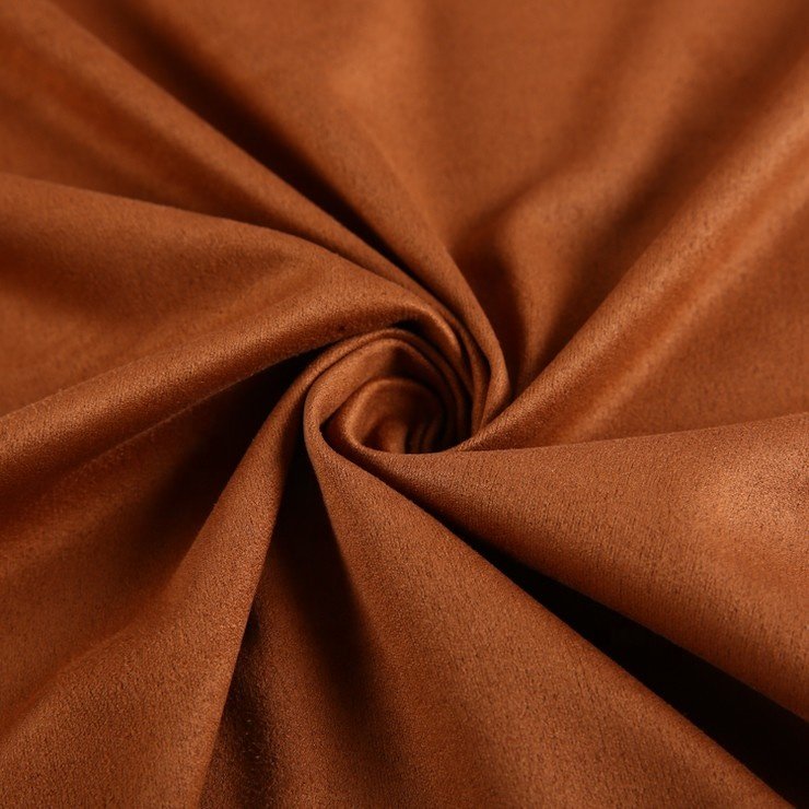 Factory Price Brown Interlock Knitted weft Suede Roll Micro Polyester Fabric Price Per Meter