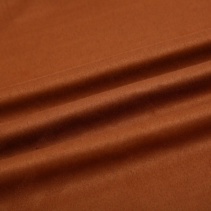 Factory Price Brown Interlock Knitted weft Suede Roll Micro Polyester Fabric Price Per Meter