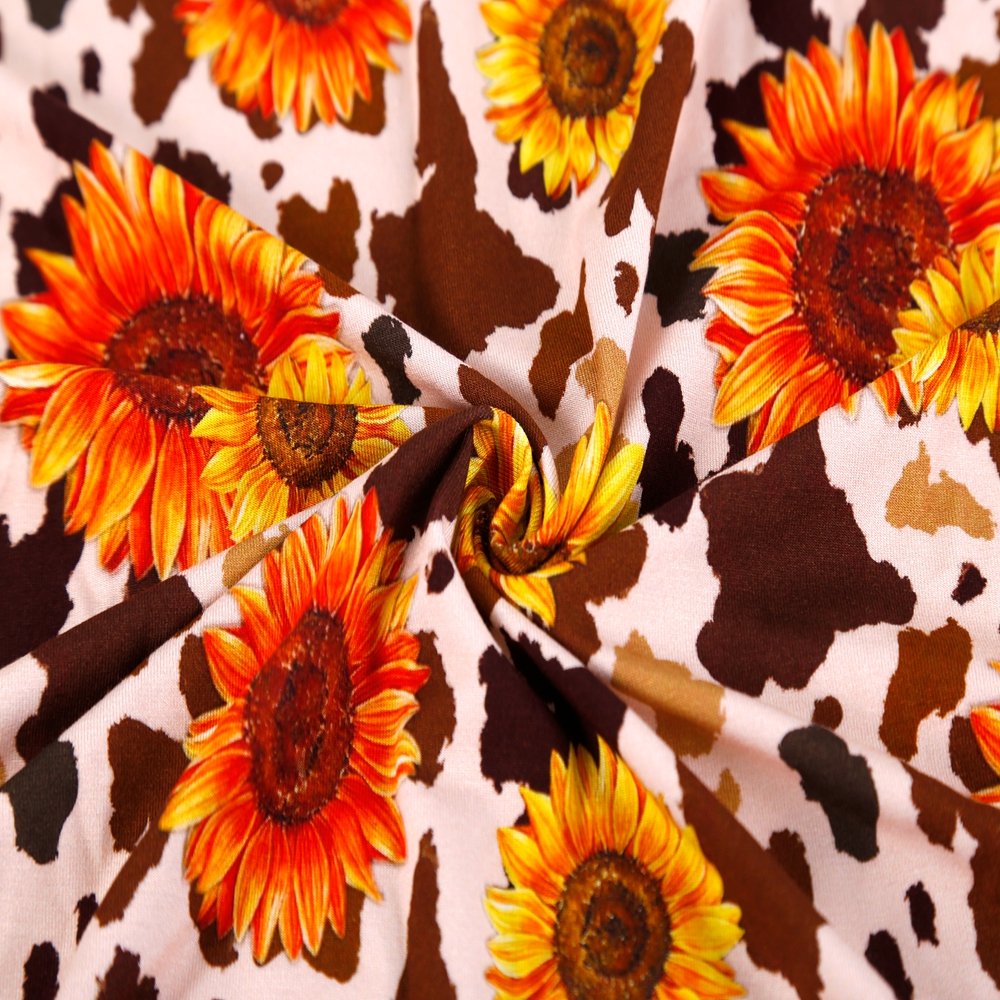 Printing Fabric Manufacturing 240gsm custom design digital print bamboo spandex knitting fabric