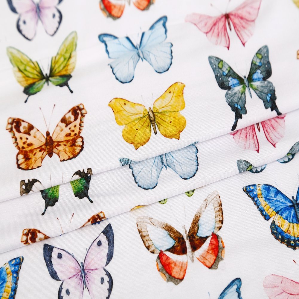 Printing Fabric Manufacturing 240gsm custom design digital print bamboo spandex knitting fabric