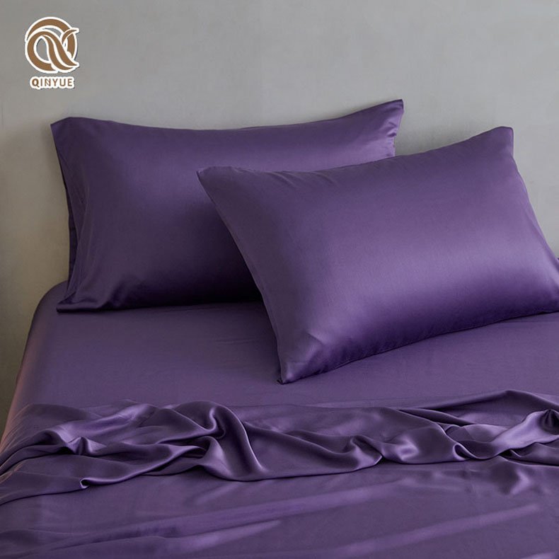Wholesale Custom Logo Luxury Bedding Set Fitted Bedsheet Bed Sheets Bedding Set Bed Sheets Lyocell