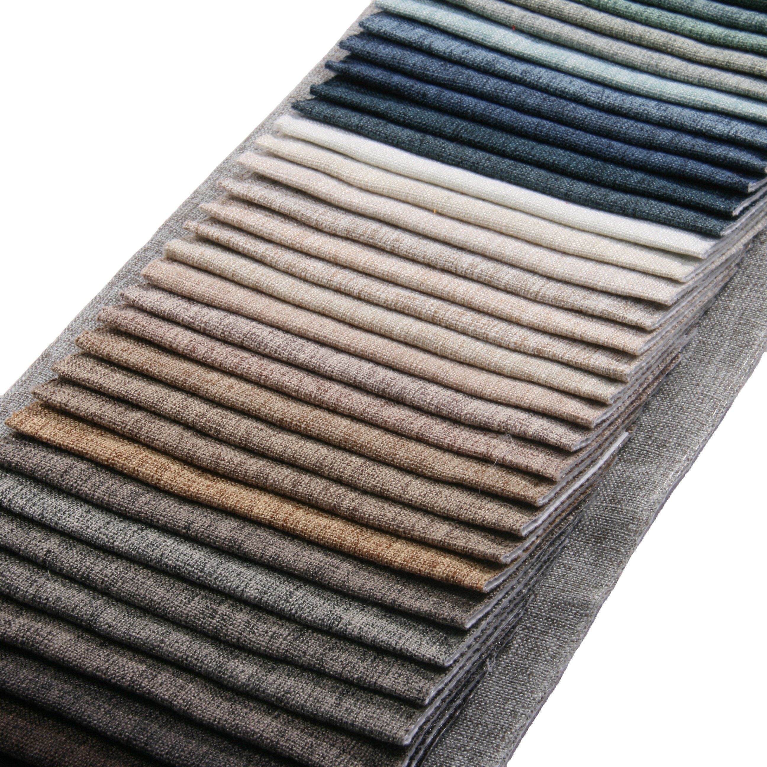 fashion design 100% polyester linen look fabric for sofa cover upholstery fabric