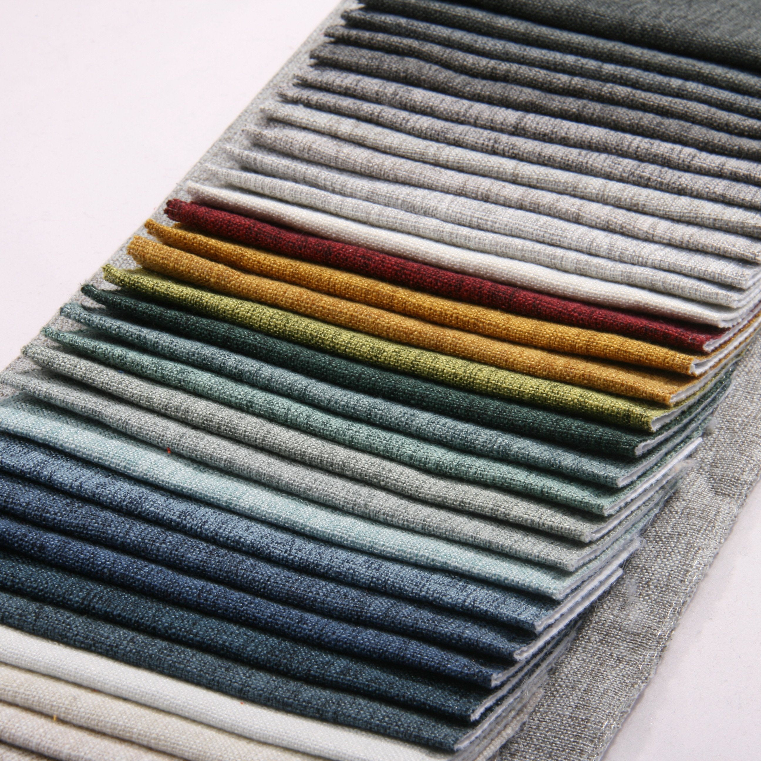 fashion design 100% polyester linen look fabric for sofa cover upholstery fabric